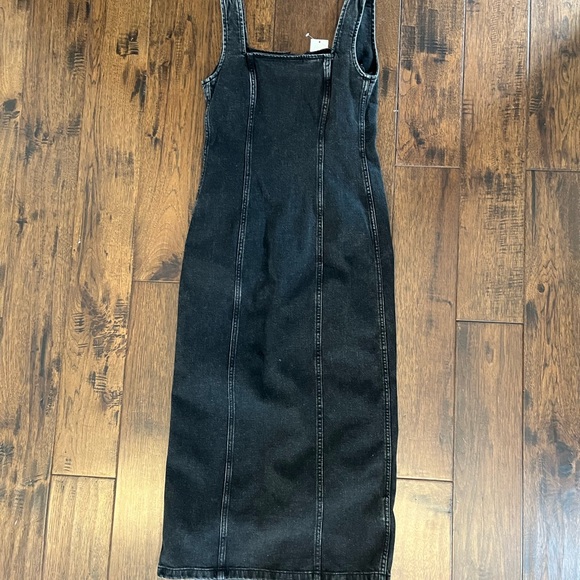 Abercrombie Black Denim Dress - Picture 3 of 3